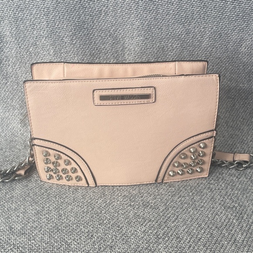 Steve Madden Blush Studded Crossbody Bag